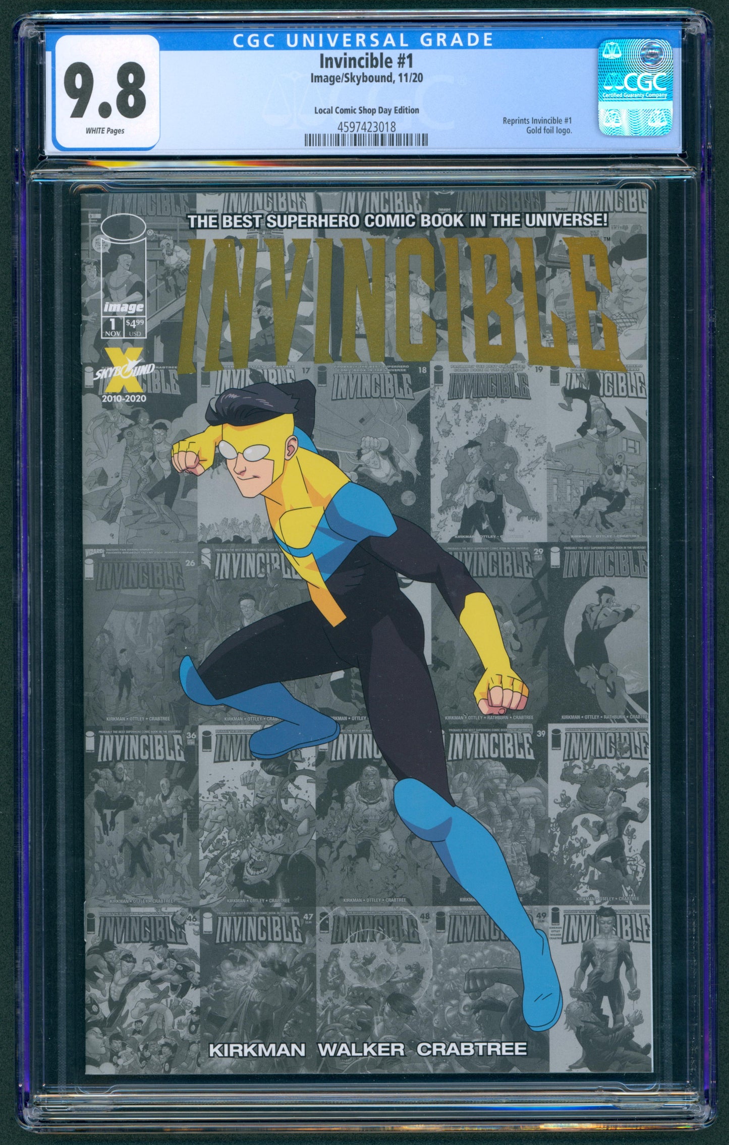 Invincible #1 CGC 9.8 Local Comic Shop Day Edition
