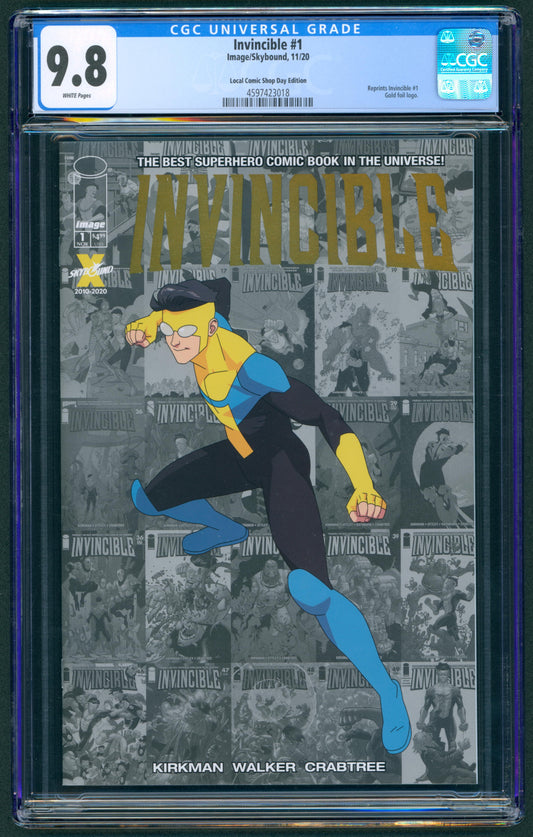 Invincible #1 CGC 9.8 Local Comic Shop Day Edition
