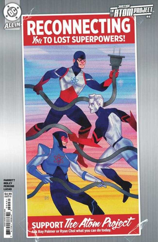 Justice League The Atom Project #4 (Of 6) Cover C Kevin Wada Card Stock Variant NM