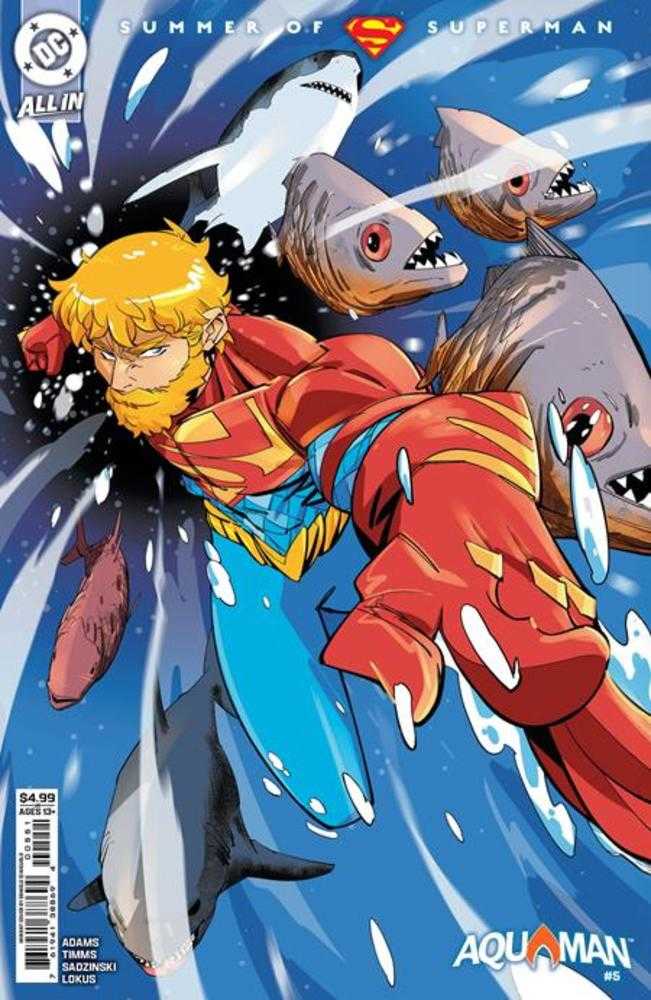 Aquaman #5 Cover D Daniele Di Nicuolo Supersmash Up Card Stock Variant