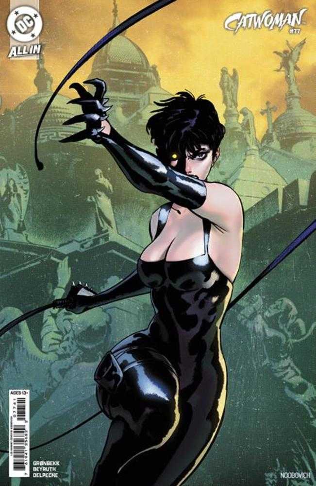 Catwoman #77 Cover D 1 in 25 Noobovich Card Stock Variant