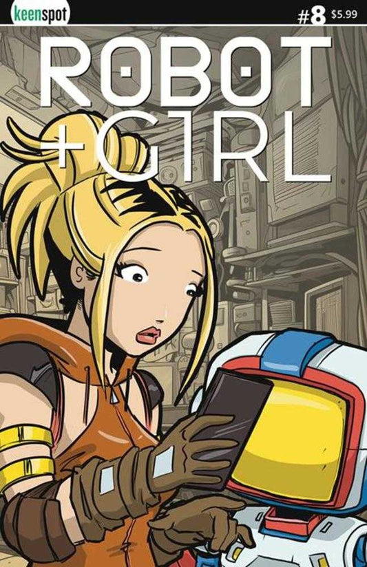 Robot + Girl #8 Cover B Mike White Variant