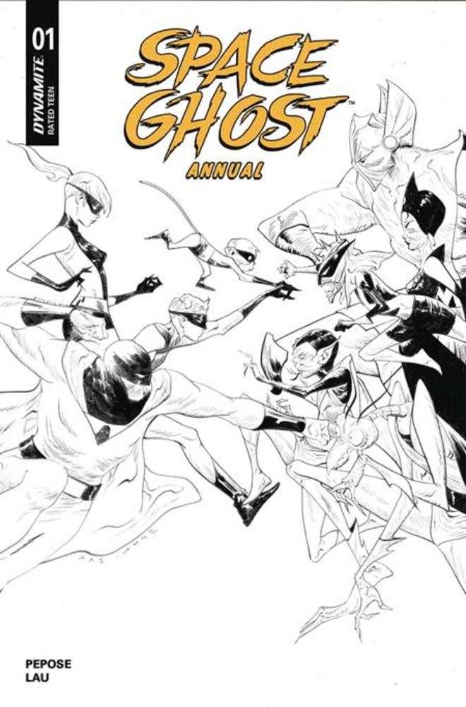 Space Ghost Annual #1 (One Shot) Cover I 1 in 10 Jae Lee Line Art Variant