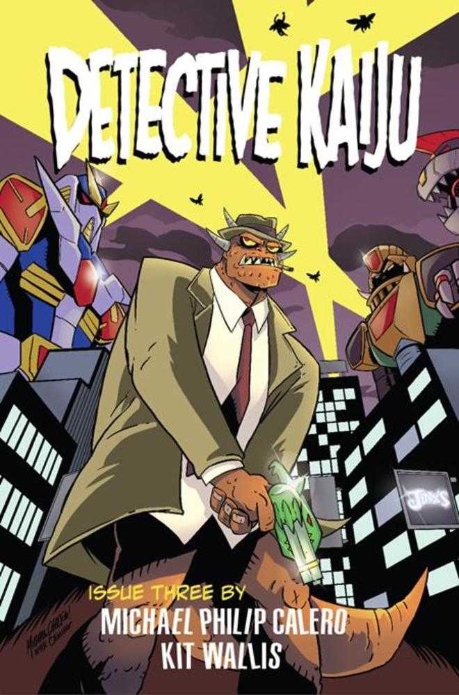 Detective Kaiju #3 (Of 4) Cover B Michael Calero Noir Homage Variant