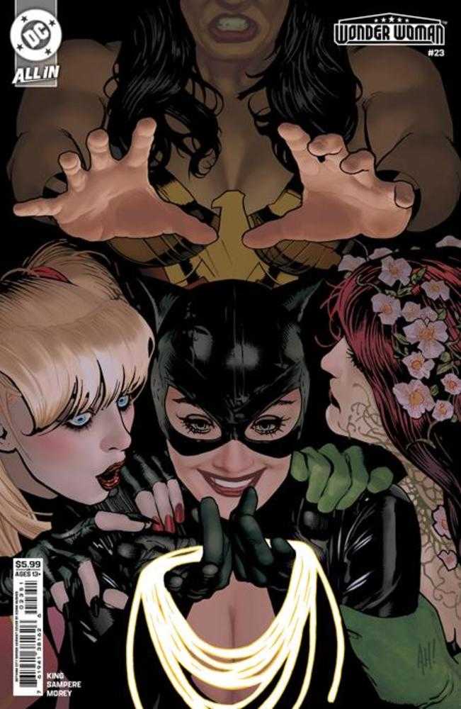 Wonder Woman #23 Cover D Adam Hughes Gotham City Sirens Card Stock Variant