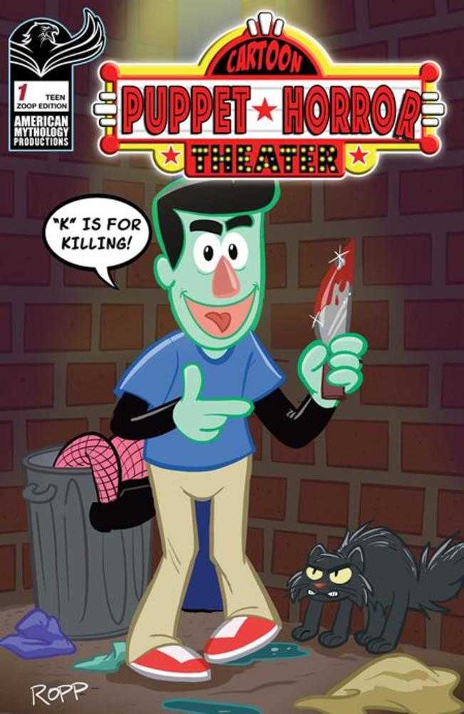 Cartoon Puppet Horror Theater #1 Cover E Adrian Ropp Zoop Variant