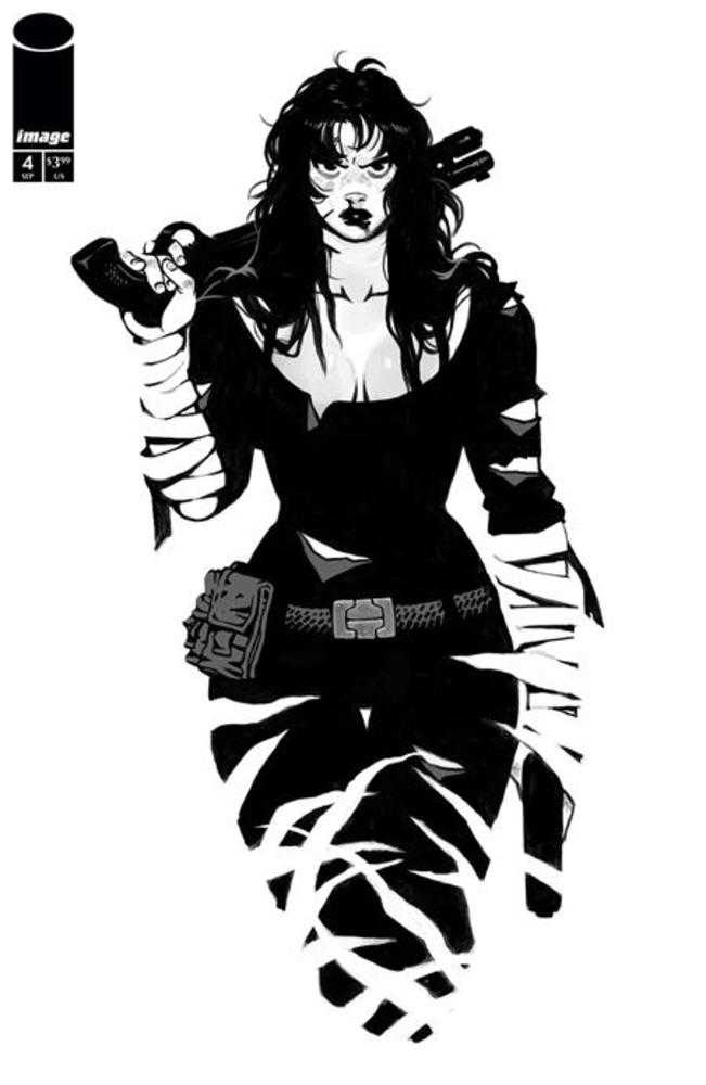 Gehenna Naked Aggression #4 (Of 4) Cover D 1 in 10 Crom Carpenter Black & White Variant