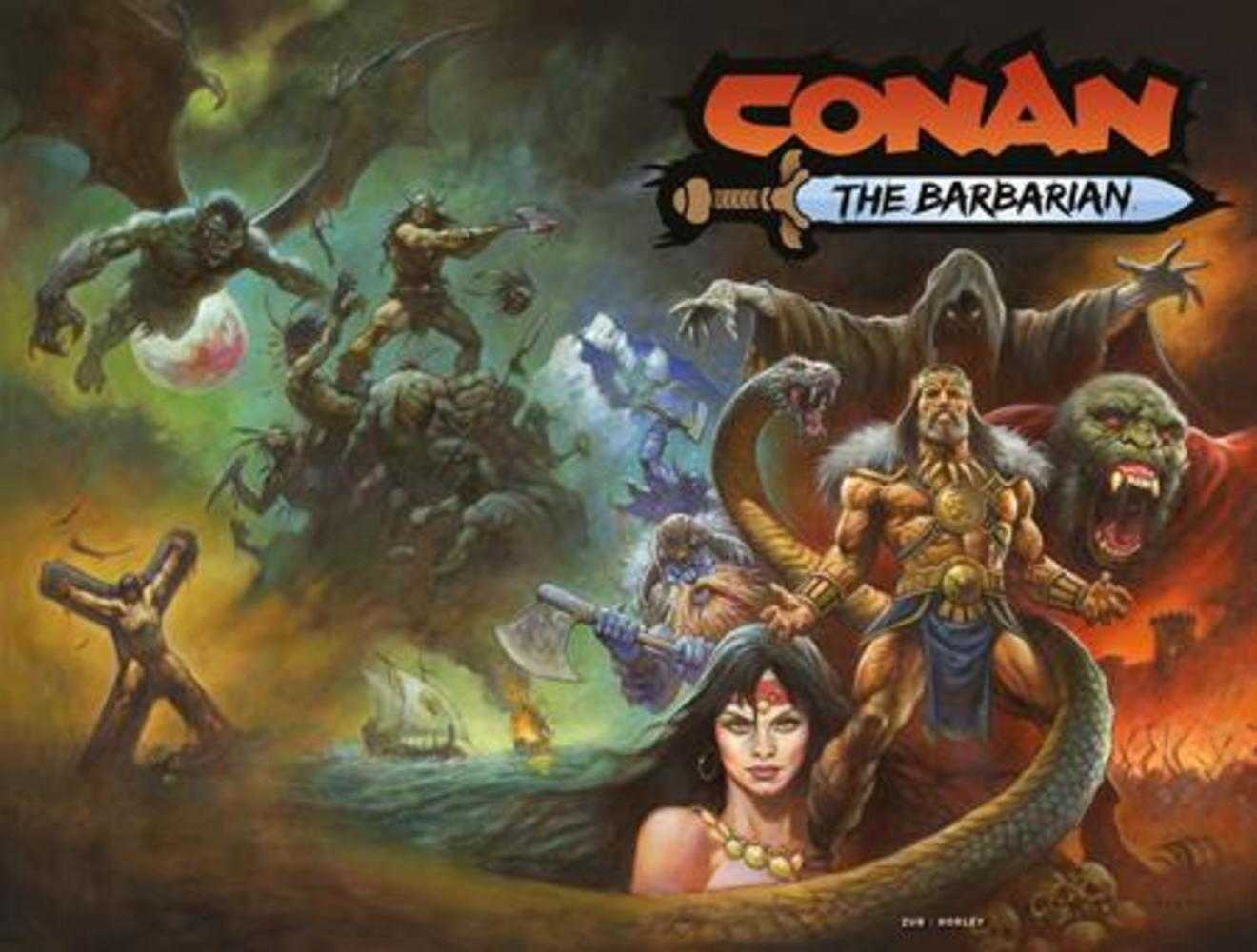Conan The Barbarian #25 Cover F Alex Horley Wraparound Card Stock Variant (Mature)