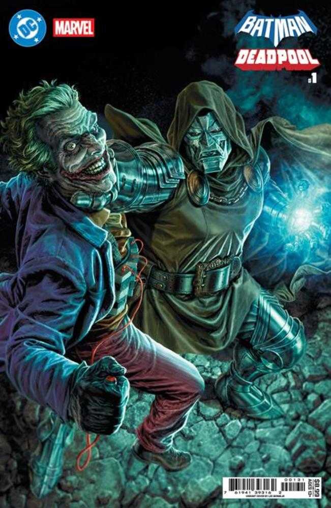 Batman Deadpool #1 (One Shot) Cover C Lee  Bermejo Joker Dr Doom Card Stock Variant