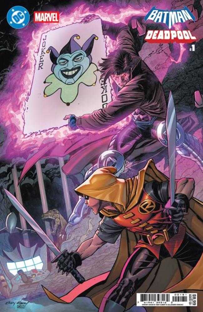 Batman Deadpool #1 (One Shot) Cover I Andy Kubert Damian Wayne Gambit Card Stock Variant