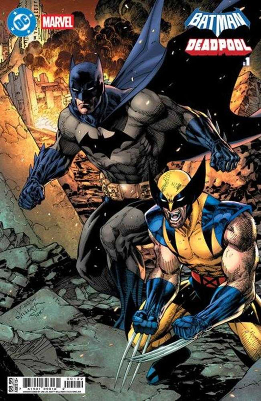 Batman Deadpool #1 (One Shot) Cover K Jim Lee Batman Wolverine Card Stock Variant
