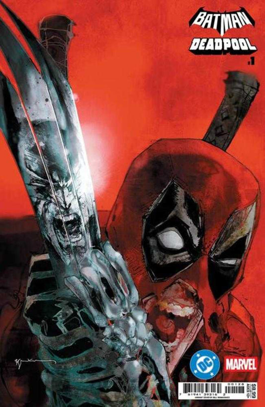 Batman Deadpool #1 (One Shot) Cover Q Bill Sienkiewicz Incredible Hulk 340 Homage Card Stock Variant