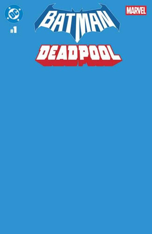 Batman Deadpool #1 (One Shot) Cover U Blue Blank Card Stock Variant