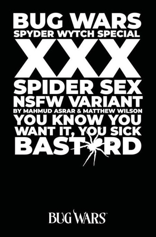 Bug Wars The Spyder Wytch Special (One Shot) Cover B Mahmud Asrar & Matthew Wilson Nsfw Polybagged Variant (Mature)