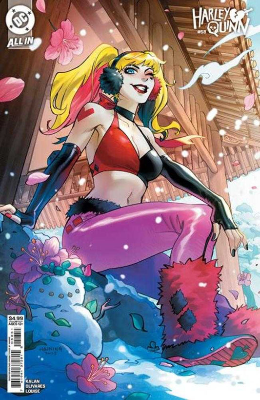 Harley Quinn #58 Cover E Haining Sweater Weather Card Stock Variant