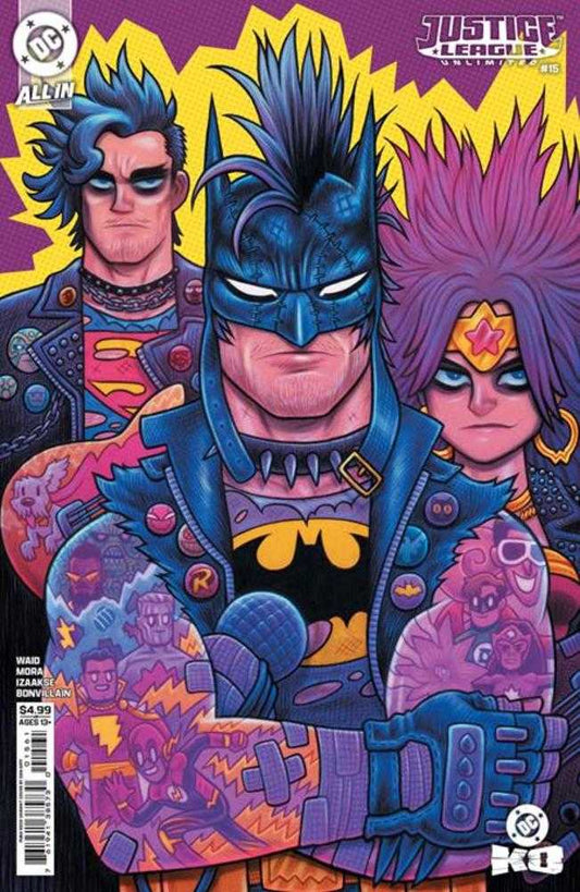 Justice League Unlimited #15 Cover G Dan Hipp Punk Rock Card Stock Variant (DC K.O.)