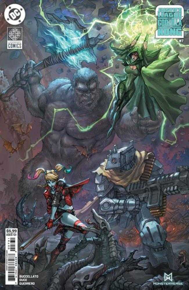 Justice League vs Godzilla vs Kong 2 #7 (Of 7) Cover C Alan Quah Card Stock Variant