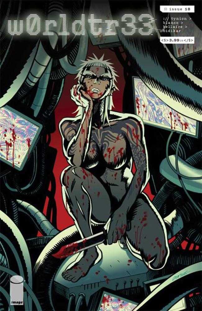 W0Rldtr33 #18 Cover B 1 in 10 Dylan Burnett Variant (Mature)