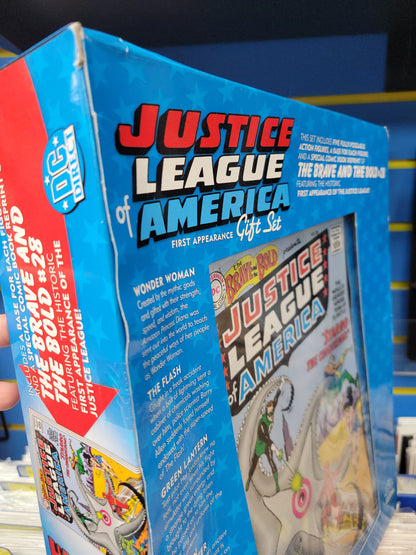 JUSTICE LEAGUE of AMERICA 1st Appearance Gift Set w/Reprint Brave & The Bold #28