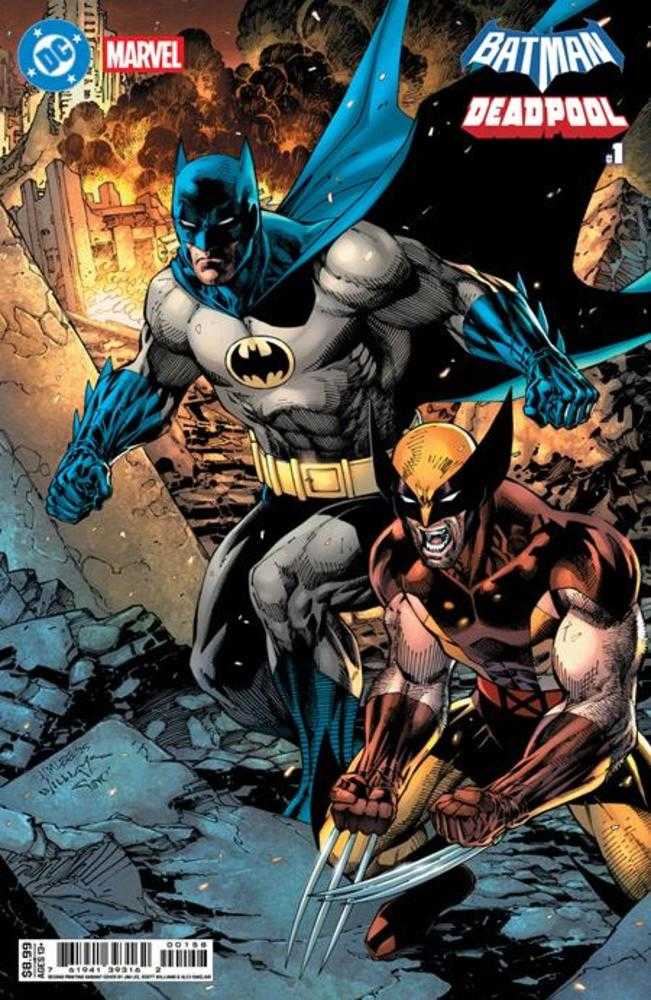 Batman Deadpool #1 (One Shot) 2nd Print Cover B Jim Lee & Scott Williams Card Stock Variant