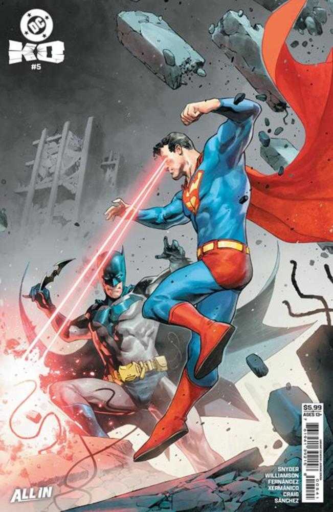 DC K.O. #5 (Of 5) Cover D Jerome Opena Card Stock Variant