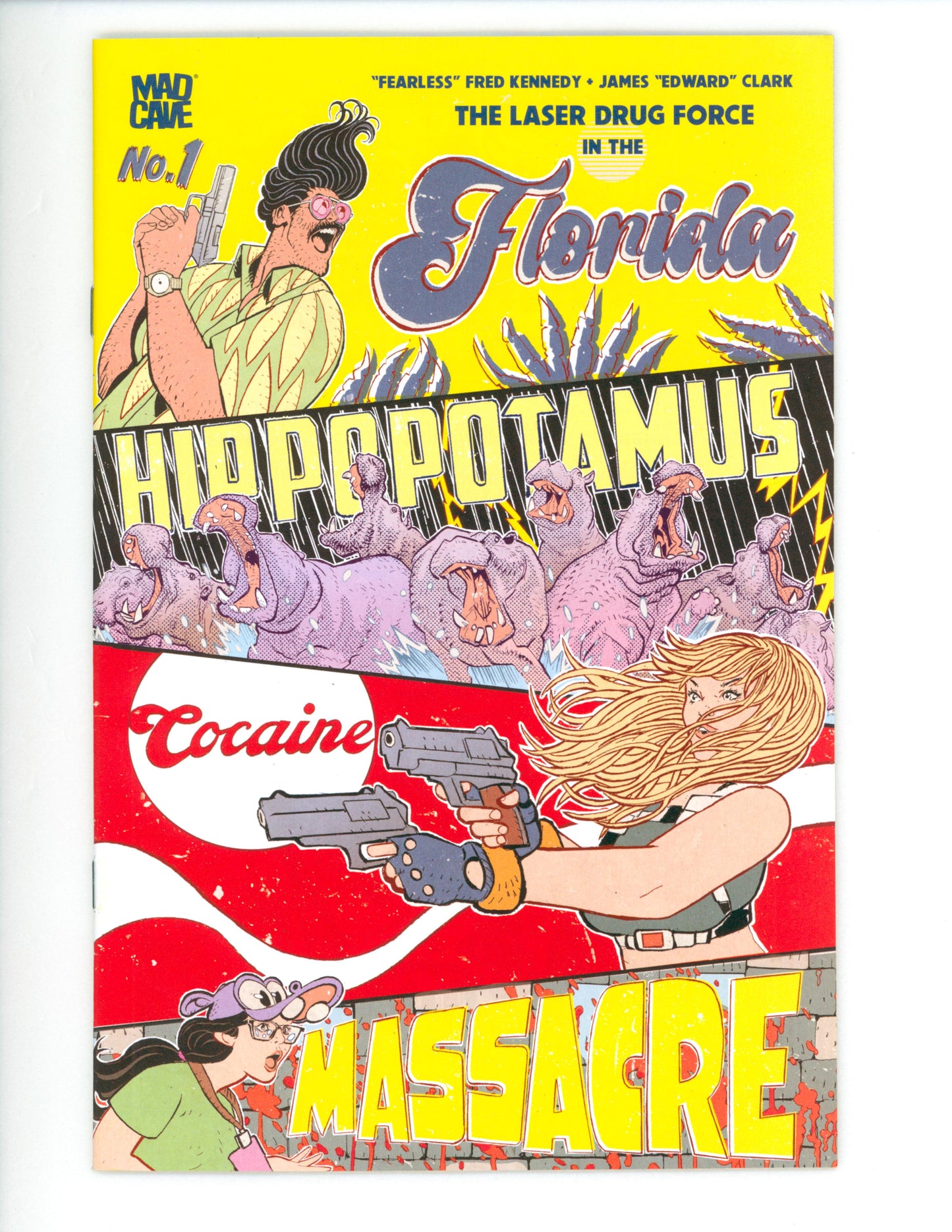 Florida Hippopotamus Cocaine Massacre #1 (Of 4) Cover A James Edward Clark (Mature)