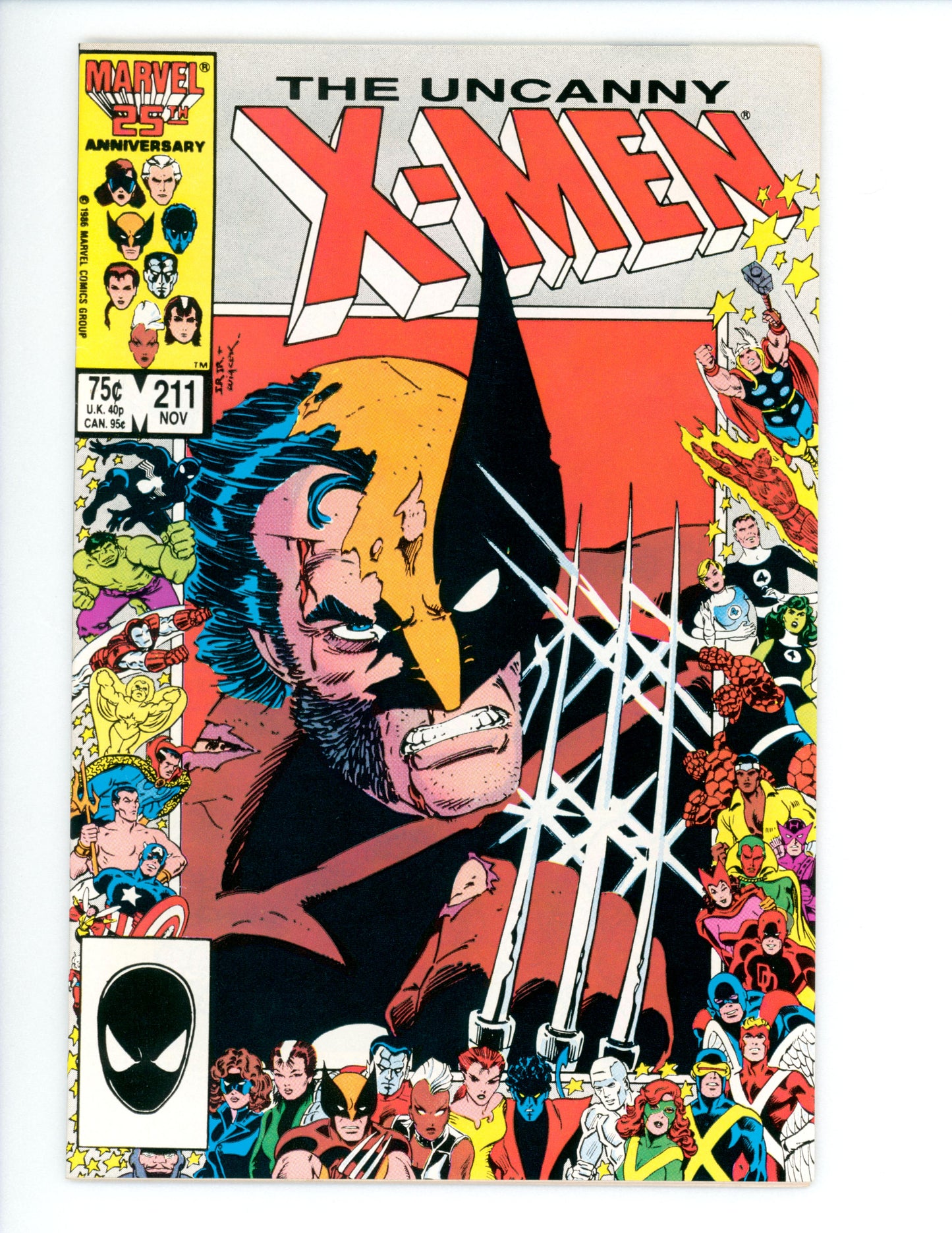 Uncanny X-Men #211  FN+  1st full App. of the Marauders