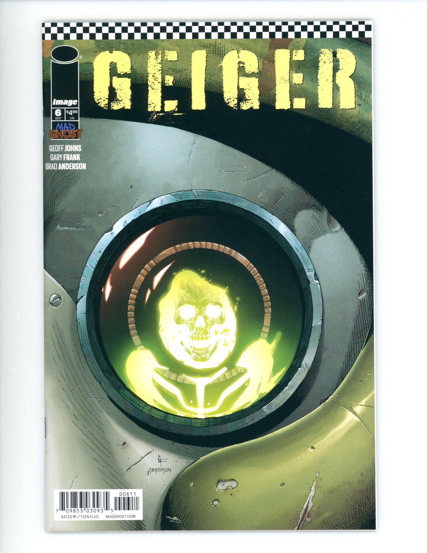 Geiger #6 Cover A Frank & Anderson 1st Full App. of Junkyard Joe NM-