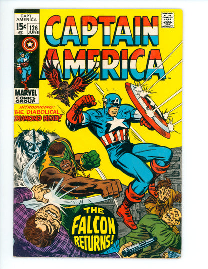 Captain America #126 FN-