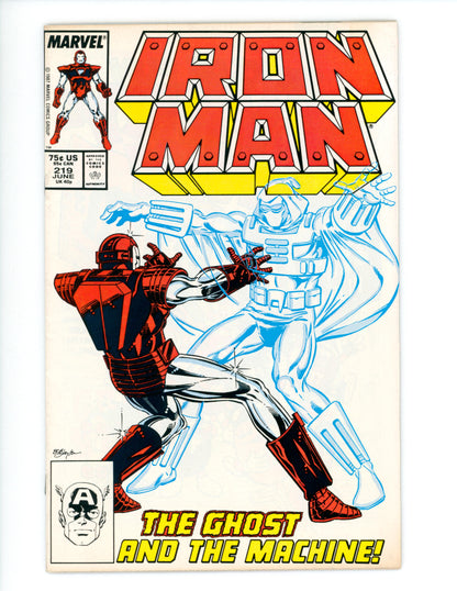 Iron Man #219  FN 1st App. of the Ghost