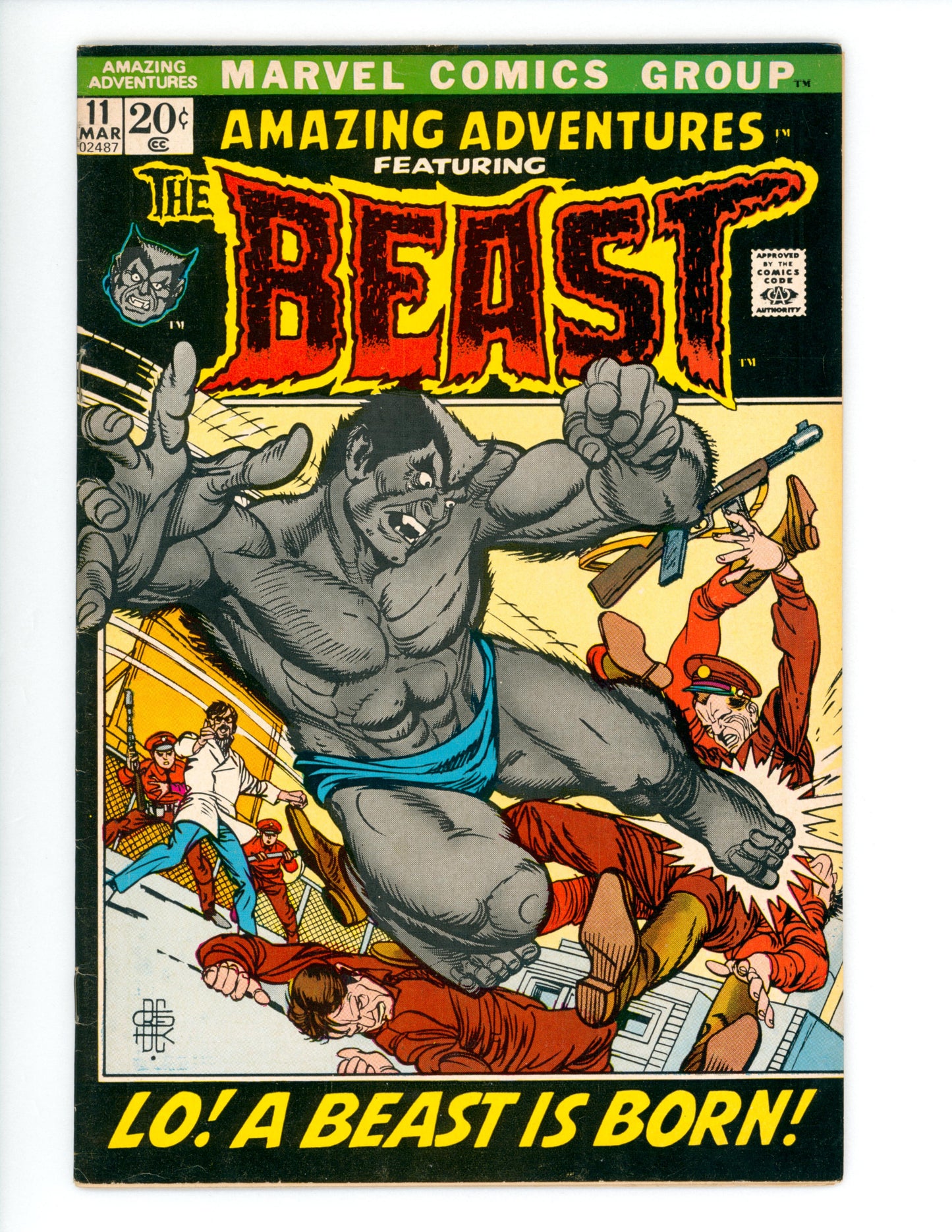 Amazing Adventures #11  FN-  1st App. of Beast with fur