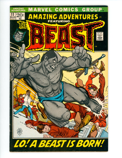 Amazing Adventures #11  FN-  1st App. of Beast with fur