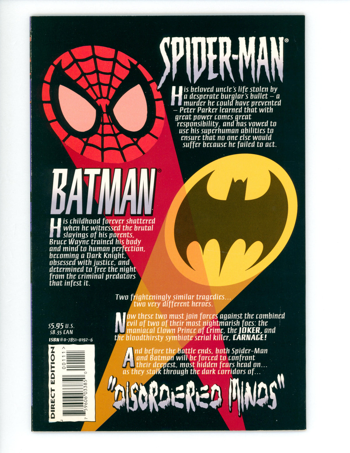 Spider-Man and Batman #1 NM-