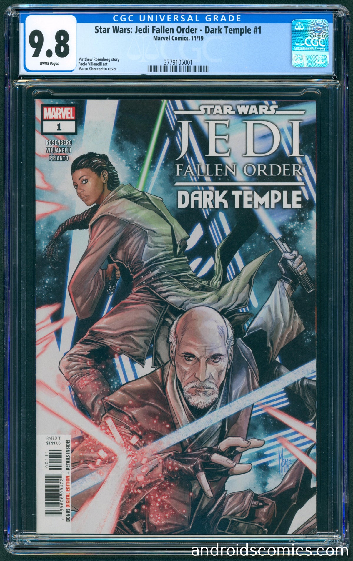 Star Wars Jedi Fallen Order Dark Temple #1 (Of 5) CGC 9.8