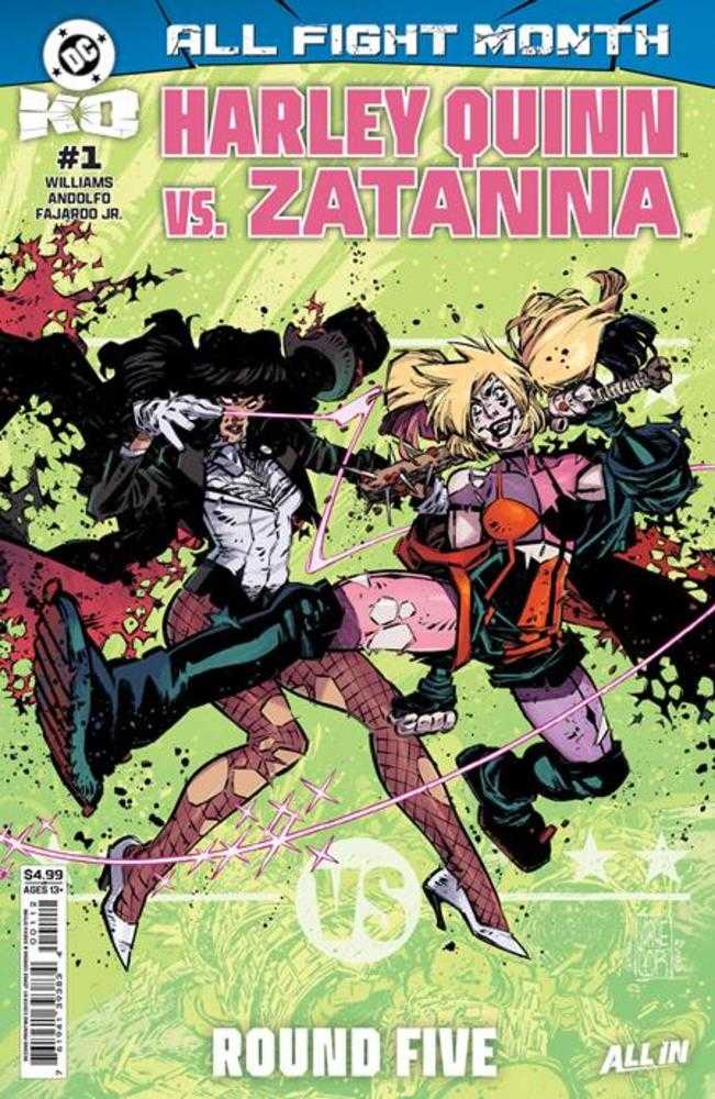DC K.O. Harley Quinn vs Zatanna #1 (One Shot) 2nd Print Cover A Jorge Corona