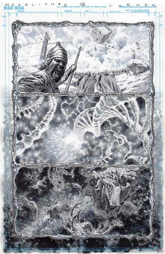 Olympus Saga Megalith #1 (Of 4) Cover Zb Lewis Larosa Original Art Edition 25 Variant
