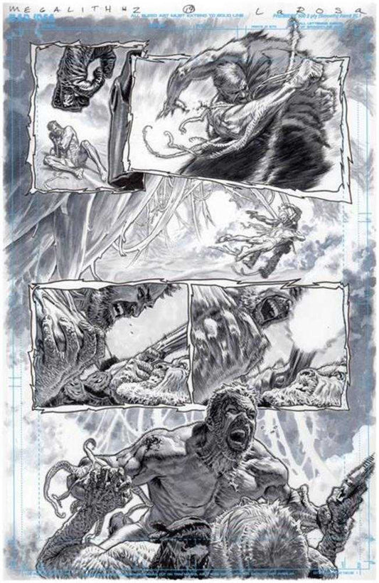 Olympus Saga Megalith #1 (Of 4) Cover Ze Lewis Larosa Original Art Edition 28 Variant