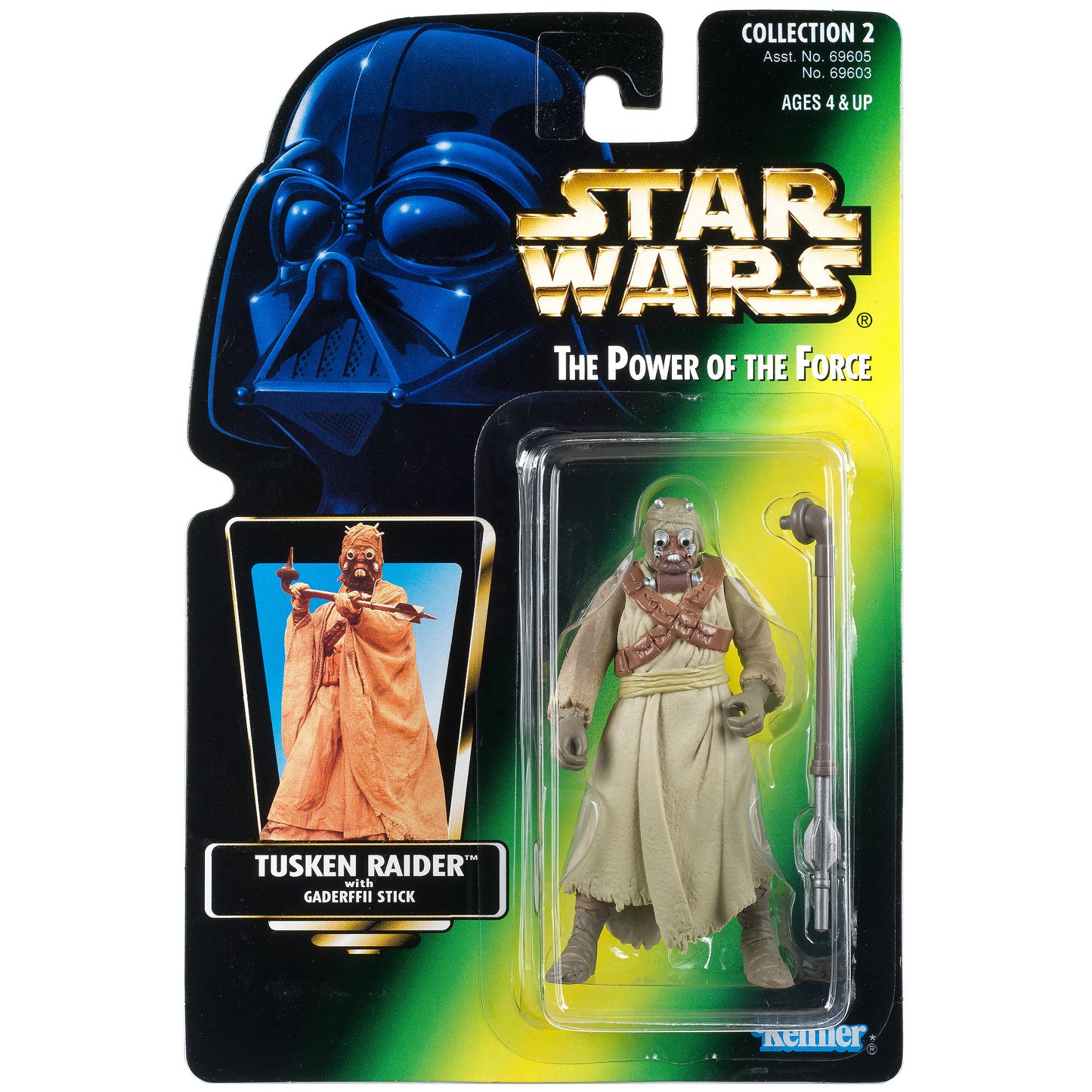 Star Wars Power of the Force Tusken Raider With Gaderffi Stick Battle Club