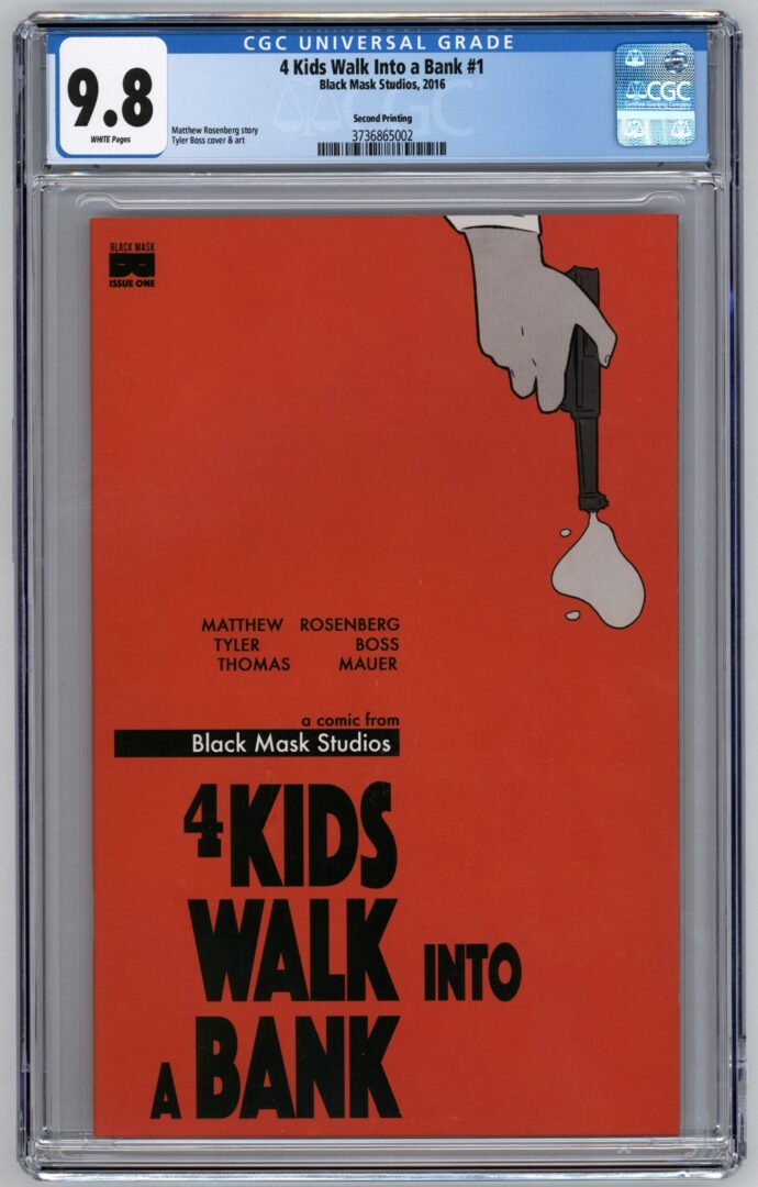 4 Kids Walk into a Bank #1  CGC 9.8  2nd Print