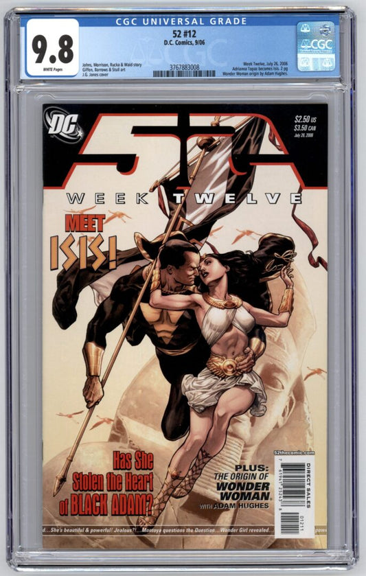 52 #12  CGC 9.8  1st App. of Adrianna Topaz as Isis