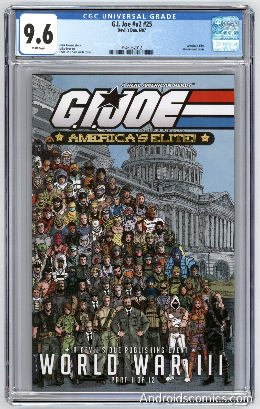 G.I. Joe: America's Elite #25 CGC 9.6  1st Cobra Mortal & Ghost Bear