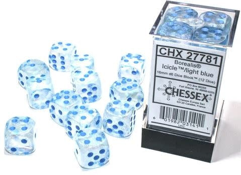 Chessex Borealis Icicle Light Blue