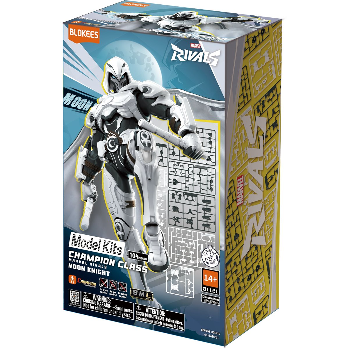 Marvel Rivals Moon Knight Champion Class CC10 Blokees Model