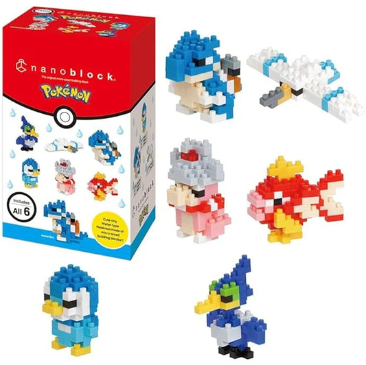 Pokemon Nanoblock Water Type Box
