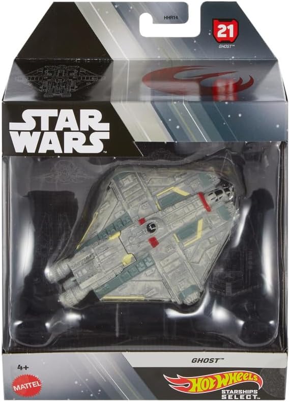 STAR WARS Hot Wheels Starships Select Premium 1:50 Scale Die-Cast Ghost Vehicle