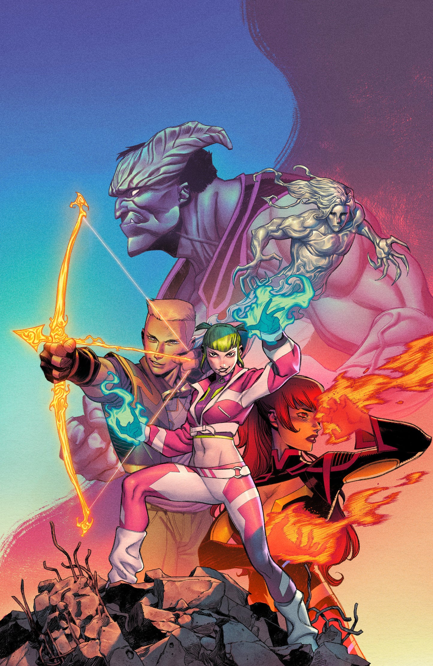 Valiant Beyond: All New Harbinger #4  It Never Stops #1 Variant C (Rocha Full Art)