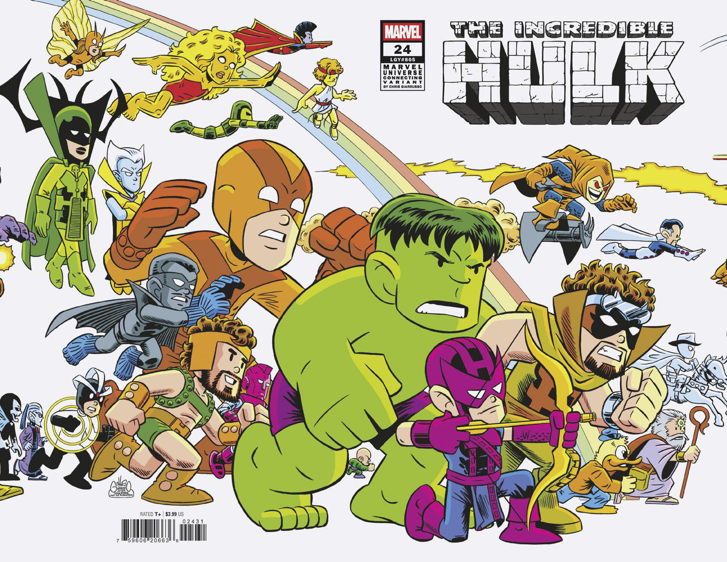 Incredible Hulk #24 Giarrusso Marvel Universe Connecting Wrap Variant VF