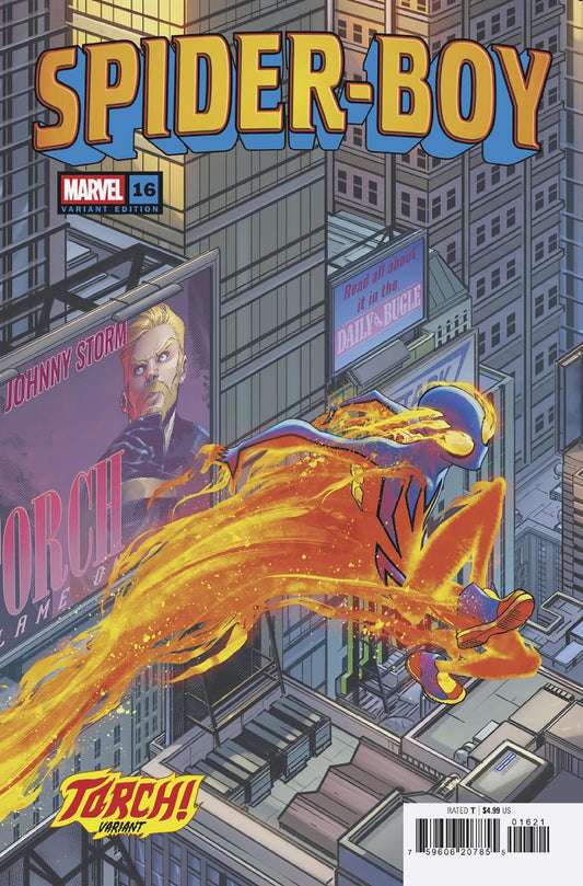 Spider Boy #16 David Baldeon Torch! Variant