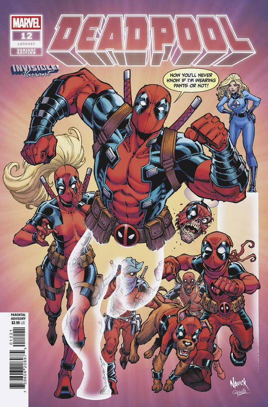 Deadpool #12 Todd Nauck Invisible! Variant  NM