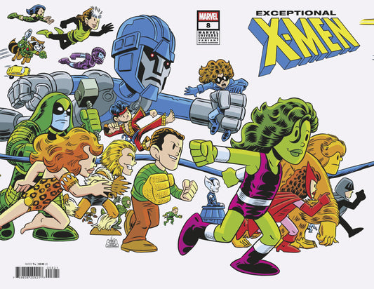Exceptional X-Men #8 Chris Giarrusso Marvel Universe Connecting Wrap Variant K NM